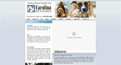 Desktop Screenshot of carolinapetservices.com